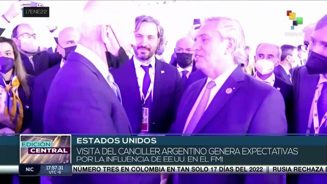 Canciller de Argentina llega a EE.UU para buscar apoyos en las negociaciones con el FMI