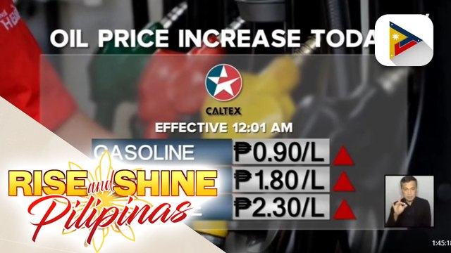 Taas-presyo sa krudo, epektibo simula ngayong araw