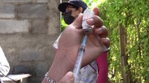 Ticuantepe: Ministerio de Salud aplica vacunas a familias contra la Covid-19