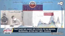 Pagtaas ng kaso ng COVID-19 sa bansa, bumagal, ayon kay Sec. Duque; Pangulong Duterte, iginiit muli ang kahalagahan ng pagbabakuna laban sa sa COVID-19