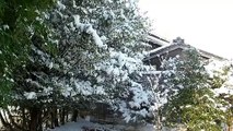 Snow at the Old Japanese Farm House