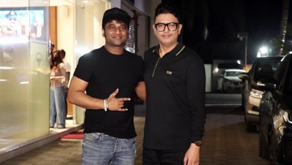 Pushpa Music Director (DSP) Devi Sri Prasad Meets Bhushan Kumar at T SERIES Office