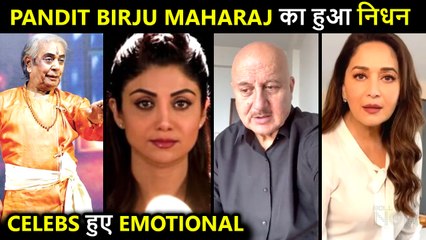 Pandit Birju Maharaj Passes Away - Bollywood Pays Tribute| Madhuri, Shilpa, Sara, Janhvi