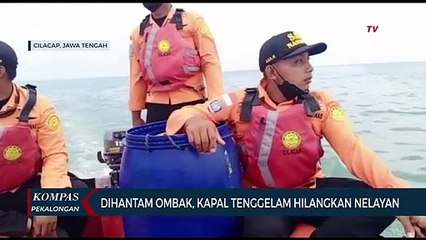 Dihantam Ombak, Kapal Tenggelam Hilangkan ABK