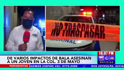 De varios impactos de bala le quitan la vida a una persona en la col. 3 de mayo de la capital