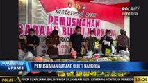 Dittipidnarkoba Bareskrim Polri Melakukan Pemusnahan Barang Bukti Narkoba