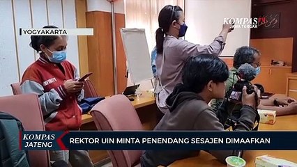 Rektor UIN Sunan Kalijaga Minta Penendang Sesajen Dimaafkan