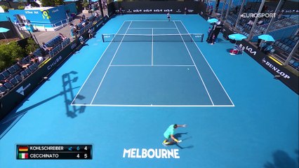 Kohlschreiber - Cecchinato - Highlights Open d'Australie