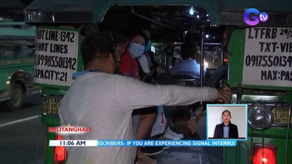 Mga pasahero at driver, sumusunod sa "No vaccination, no ride" policy | BT