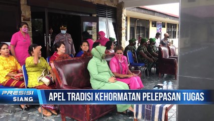 Polres Alor Gelar Apel Tradisi Kehormatan Pelepasan Dandim 1622 Alor dan Ketua Pengadilan Negeri Kalabahi