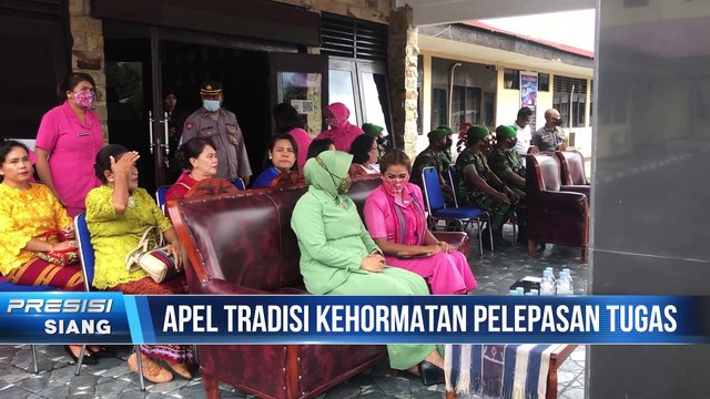Polres Alor Gelar Apel Tradisi Kehormatan Pelepasan Dandim 1622 Alor dan Ketua Pengadilan Negeri Kalabahi
