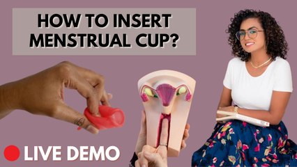 Demo_ Menstrual Cup உள்ள போய் மாட்டிக்குமா_ - How To Insert & Remove it_ - Maya's Amma Explains