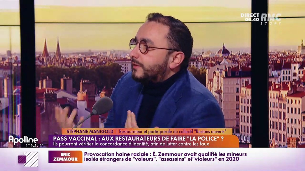 On peut tout dire sur RMC : Pass vaccinal, aux restaurants de faire "la police" ? - 18/01