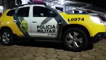 Indivíduos fogem de abordagem e PM recupera máquina de lavar roupas no Centro