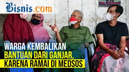 Karena Diunggah ke Medsos, Warga Temanggung Kembalikan Bantuan Ganjar