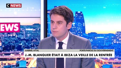 Jean-Michel Blanquer à Ibiza avant la rentrée : «Je ne suis pas là pour faire la leçon», déclare Gabriel Attal