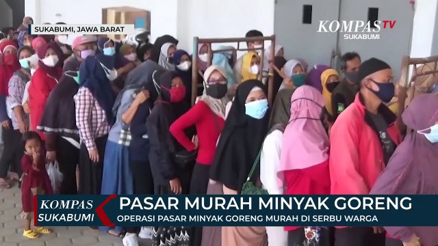 Operasi Pasar Minyak Goreng Murah Di Serbu Warga