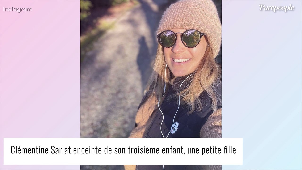Clémentine Sarlat enceinte : son congé maternité perturbé par la Covid-19, "mode repos pas activé"