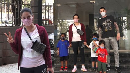 Sunny Leone बच्चों को लेकर निकली घूमने; Watch video | FilmiBeat