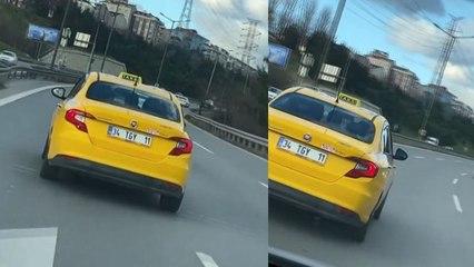 TEM'de taksici tacizi