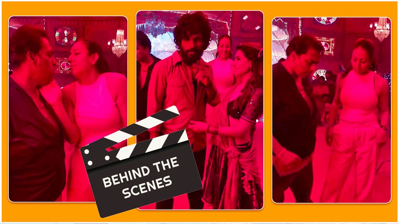 Pushpa BTS Video: Allu Arjun & Samantha Learning Dance Steps From Ganesh Acharya