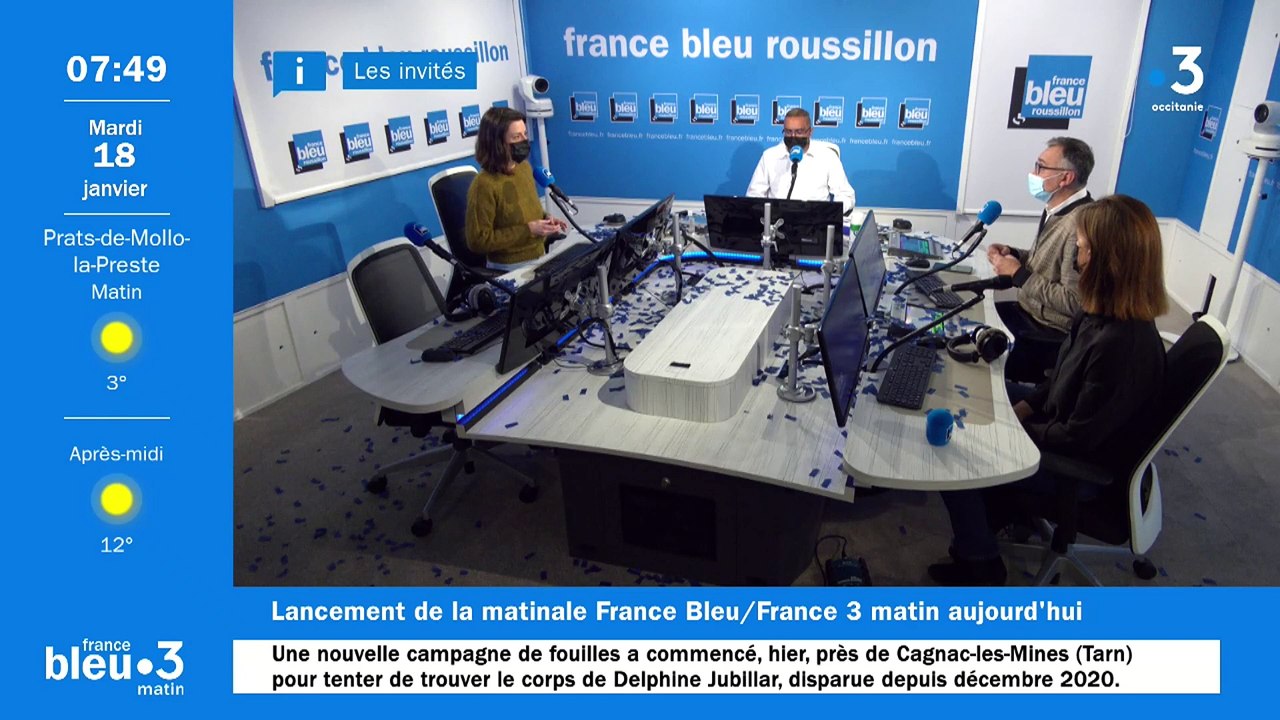 La matinale de France Bleu Roussillon désormais diffusée sur France 3 Pays  catalan - Vidéo Dailymotion