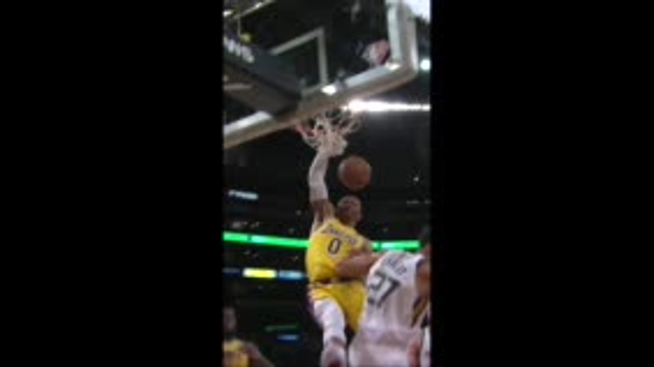 Westbrook soars over Gobert with big poster
