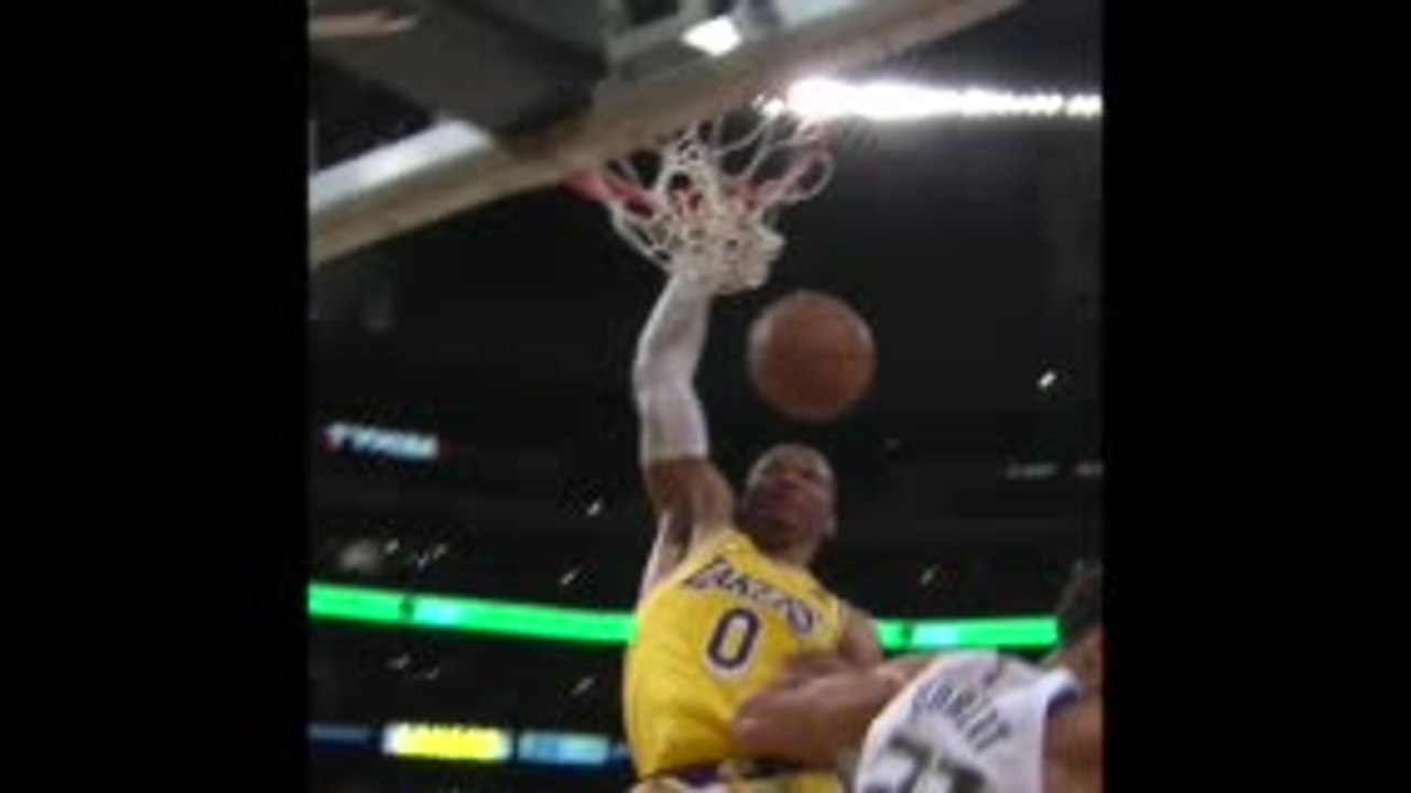 Westbrook soars over Gobert with big poster