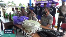 Ditpolairud Polda Papua Barat Amankan 5 Nelayan Penangkap Ikan Gunakan Bom