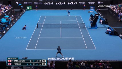 Murray, cinq ans après : sa victoire en cinq sets sur Basilashvili en vidéo