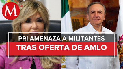 PRI amaga con expulsar a Claudia Pavlovich y Carlos Aysa si aceptan cargos en SRE