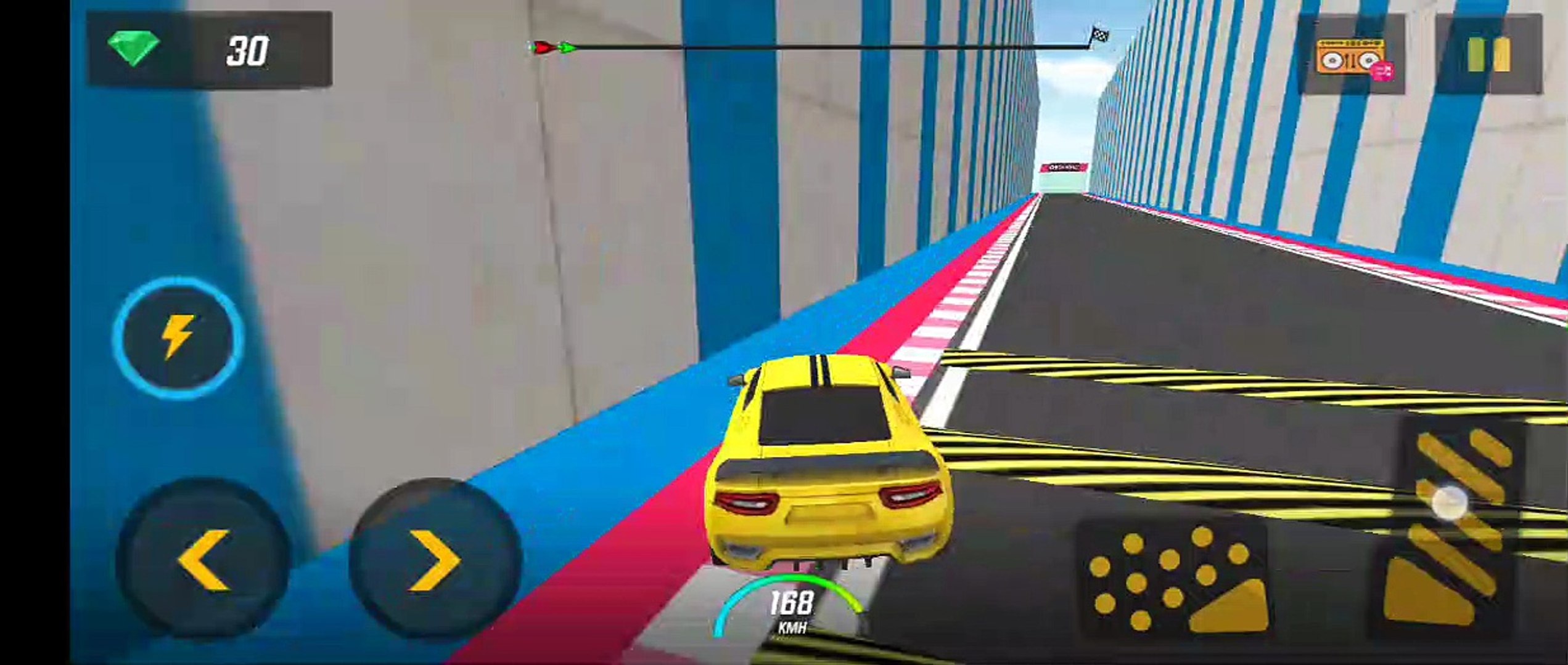 ⁣Impossible car racing level 2 || car racing game || game for kids || entertainment time || game zone
