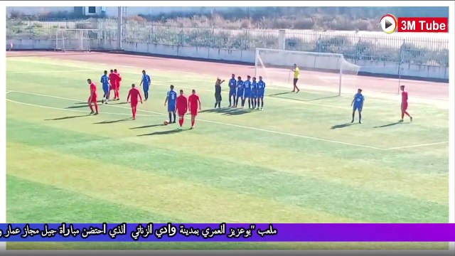 هدف الفوز لجيل مجاز عمار غلى اتحاد سيدي عمار من تسجيل اللاعب ز- جاهمي.