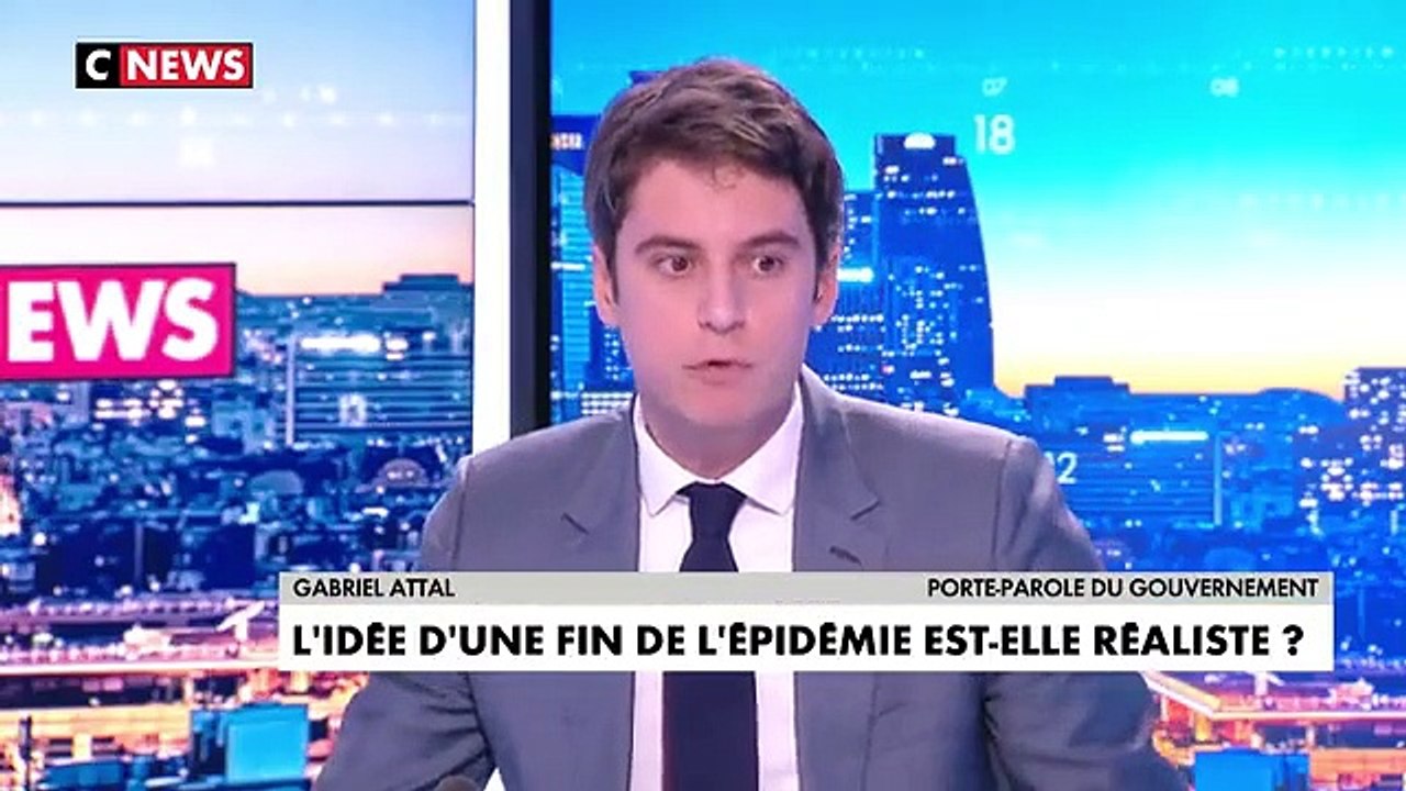 Coronavirus - Pour le porte-parole du gouvernement, Gabriel Attal, "on a des raisons d'être optimistes" au sujet de l'épidémie de Covid-19 en France - VIDEO