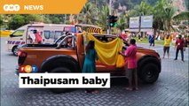 Devotees celebrating Thaipusam at Batu Caves come to aid of woman giving birth