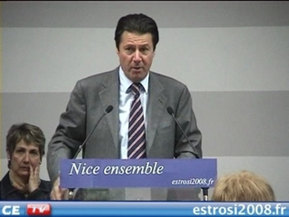 Christian ESTROSI Réunion au Grand Séminaire