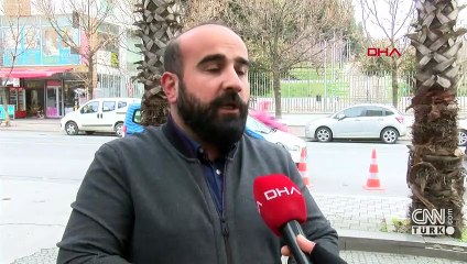 Köpeği kucaklayıp götürdü