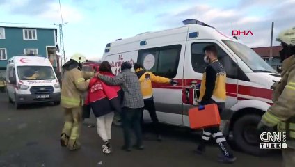 İki kız kardeş alevlerin içinde kaldı