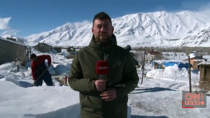 Ovacık'ta kar kalınlığı 1 metreyi aştı