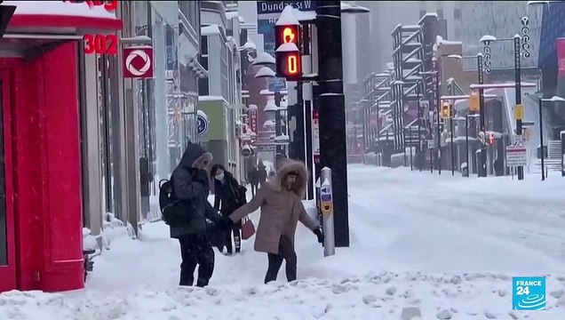 Winter storm whipping eastern US and Canada with snow, thunderstorms