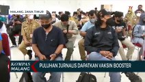 Masuk Golongan Rentan, Puluhan Jurnalis di Malang Dapatkan Vaksin Booster