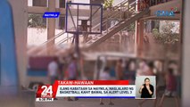 Ilang kabataan sa Maynila, naglalaro ng basketball kahit bawal sa alert level 3 | 24 Oras