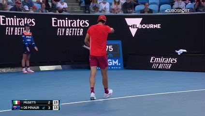DE MINAUR - MUSETTI  : LES TEMPS FORTS EN VIDÉO