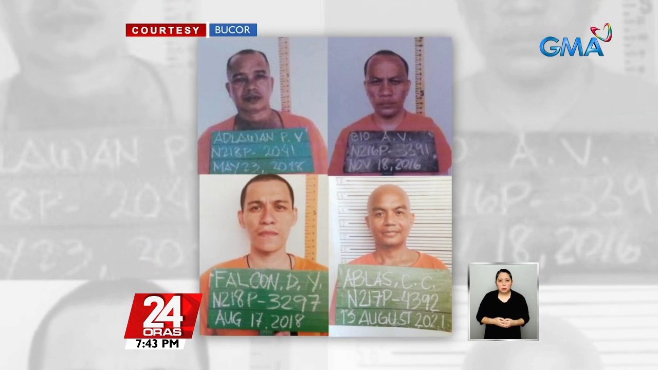 BuCor, kinumpirmang may ika-apat na PDL na nakatakas sa NBP | 24 Oras | 24 Oras