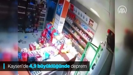 Kayseri'de 4,9 büyüklüğünde deprem
