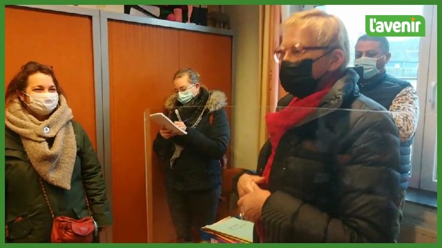 Karine Lalieux près des sinistrés et des CPAS en région verviétoise