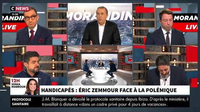 Handicaps - Accrochage entre Jean Messiha et l'Insoumis Aurélien Le Coq dans Morandini Live sur CNews: Vous êtes en plein délire ! - VIDEO