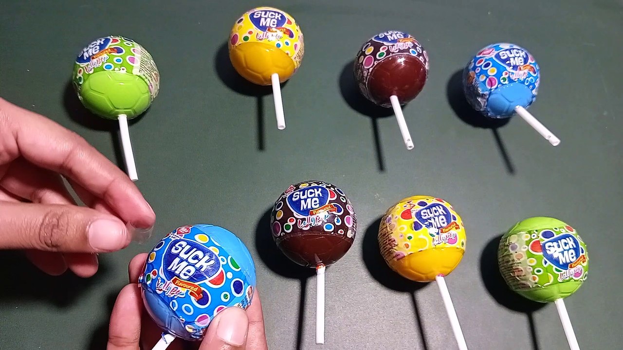 big size lolipop opening ASMR most satisfying