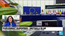 Parlement européen : la conservatrice Metsola réunit 458 voix au premier tour