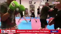 Ali Hussain, 12 year old Muay Thai fighter
